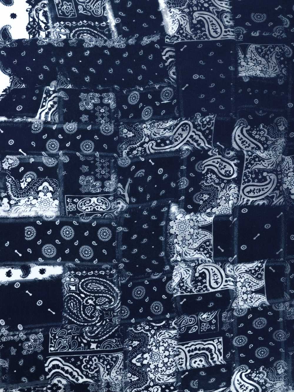 Zadig&Voltaire Blondie 85 Denim Bandana Scarf, Flash.