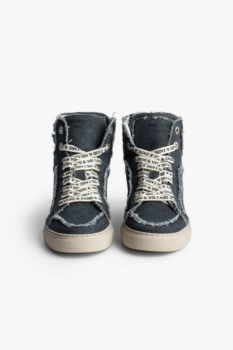 Zadig & Voltaire High Flash Sneakers, Noir.