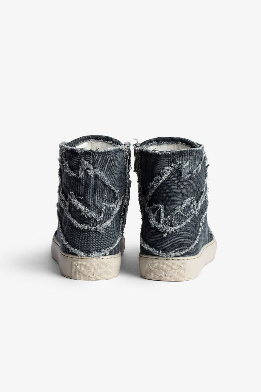 Zadig & Voltaire High Flash Sneakers, Noir.