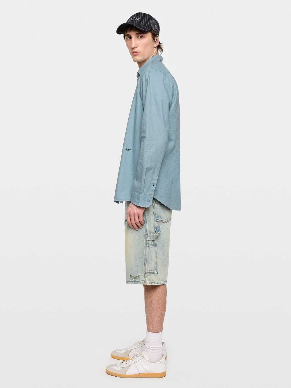 WMSH01362_SKY_ADDI_1_69f37a2fcf45f.jpg Zadig&Voltaire Sid Shirt, Sky.