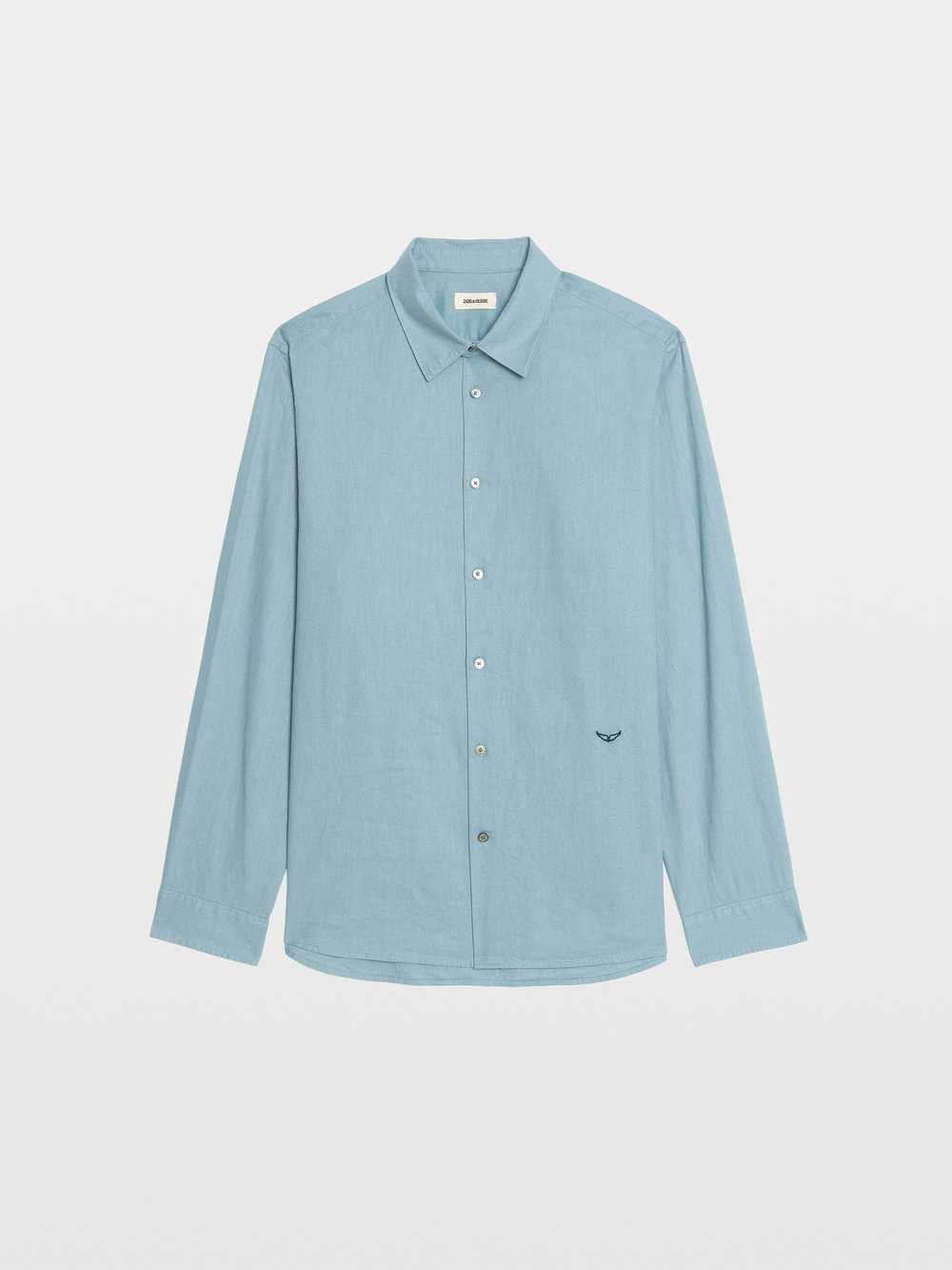 WMSH01362_SKY_PACKSHOT_69f37a2dd87e9.jpg Zadig&Voltaire Sid Shirt, Sky.