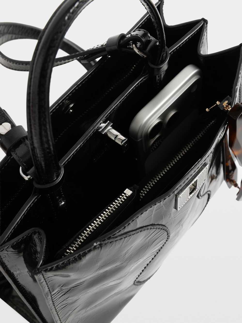 lwba04329_black.jpg Zadig&Voltaire Jack Mini Vintage Patent Bag, Black.