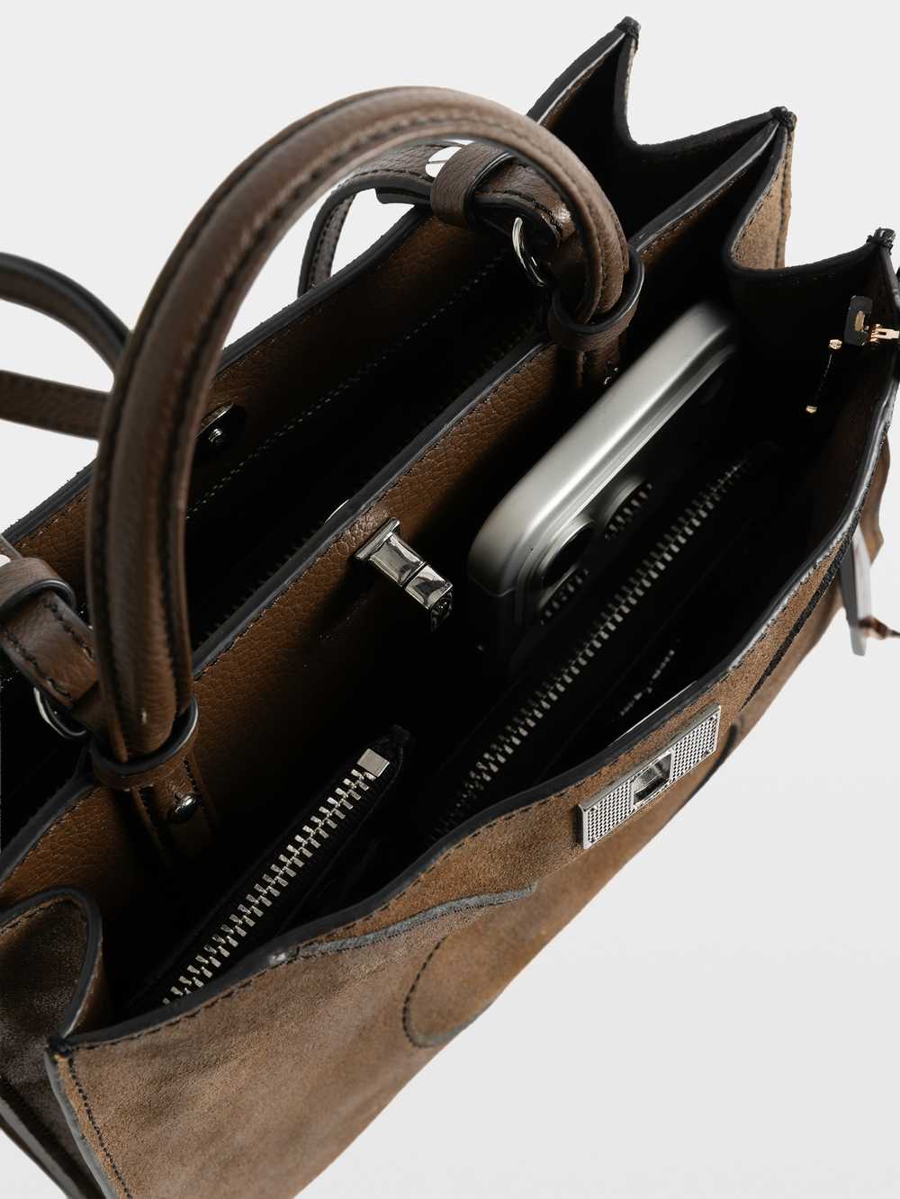 lwba04330_wood.jpg Zadig&Voltaire Jack Mini Waxy Suede, Wood.