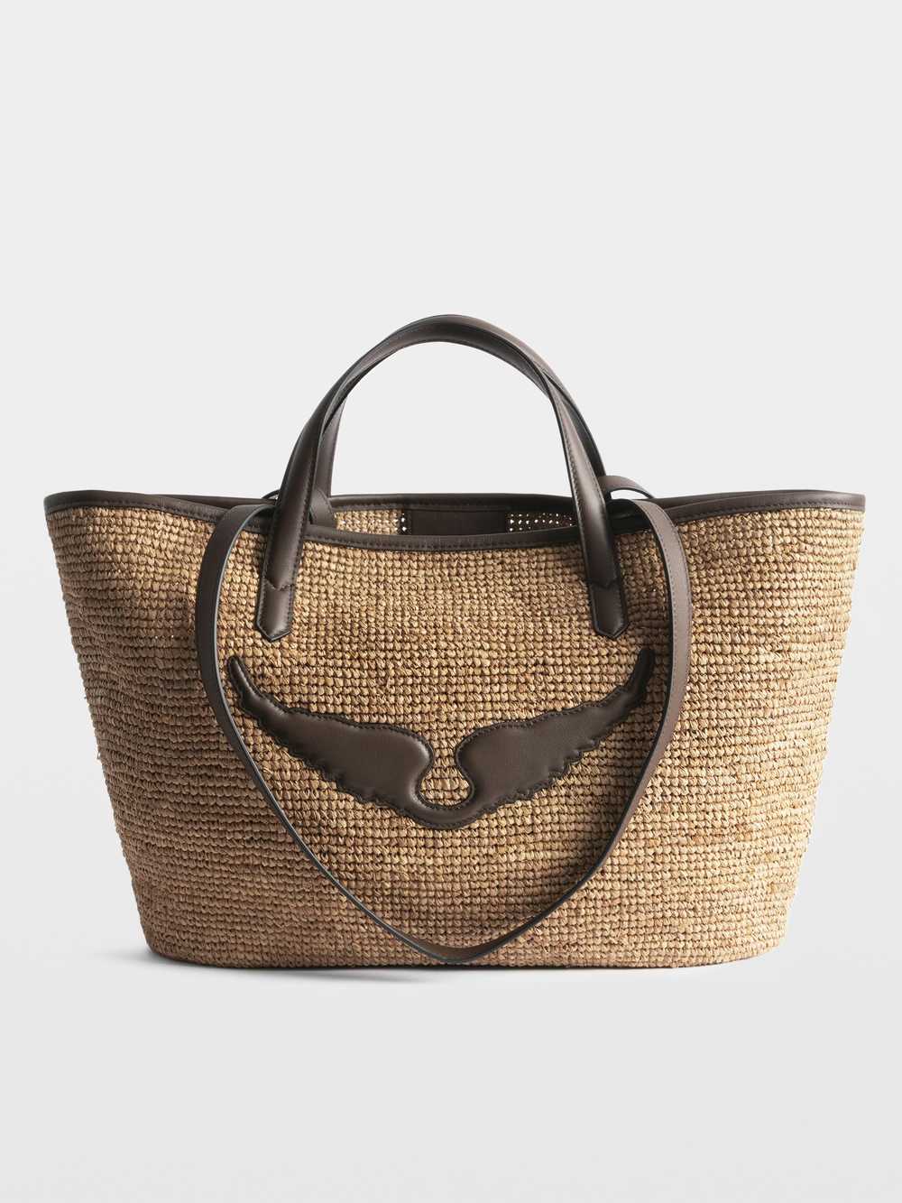 Zadig&Voltaire Wings Basket Bag, Wood.