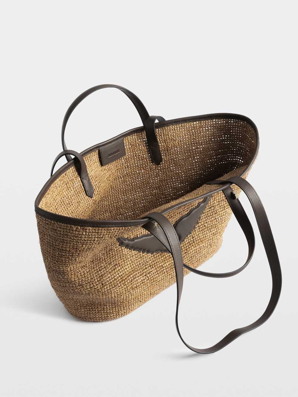 Zadig&Voltaire Wings Basket Bag, Wood.