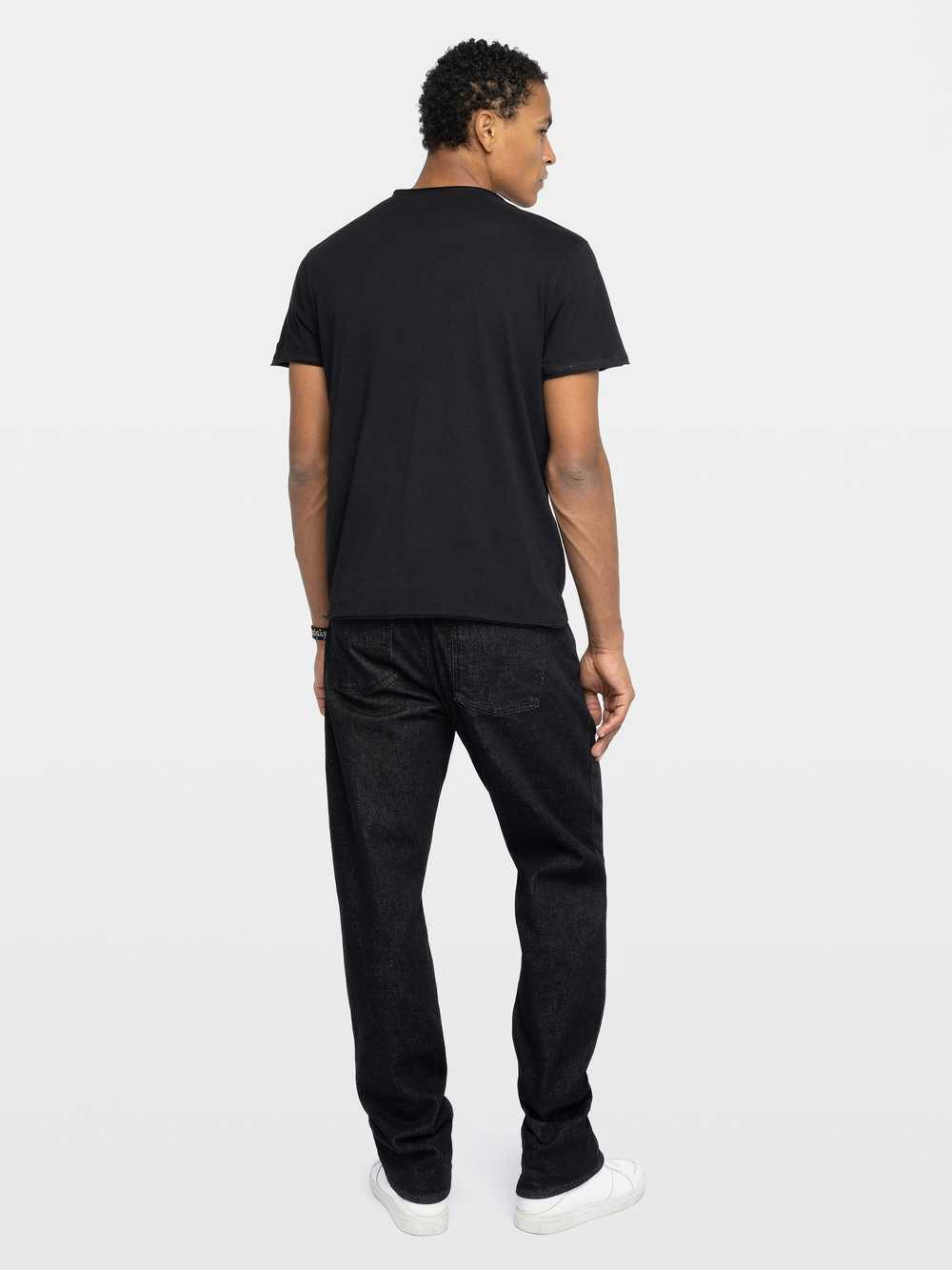 JMTN01642_BLACK_BACK_6970a8cf1c1b8.jpg Zadig & Voltaire Monastir Henley T-shirt, Black.