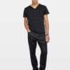 Zadig & Voltaire Monastir Henley T-shirt, Black.