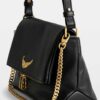 Zadig & Voltaire Rocky II Bag, Black gold.
