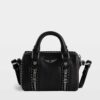 Zadig & Voltaire Sunny Mini Studs Bag, Black.