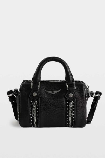 Zadig & Voltaire Sunny Mini Studs Bag, Black.