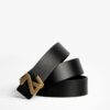 Zadig & Voltaire ZV Initiale La Belt, Noir.