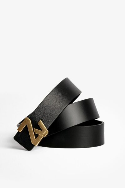 Zadig & Voltaire ZV Initiale La Belt, Noir.