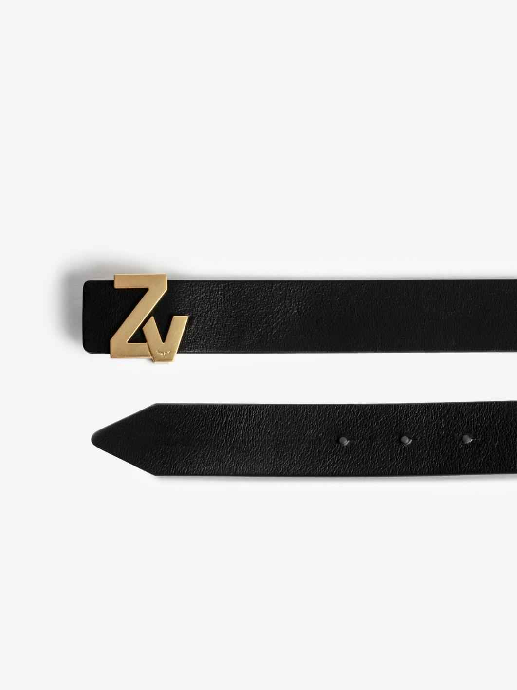 Zadig & Voltaire ZV Initiale La Belt, Noir.