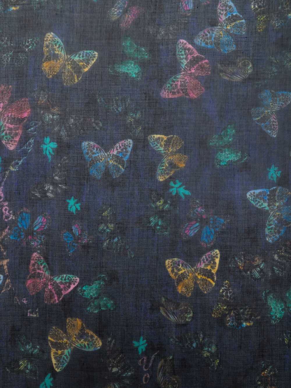 Zadig & Voltaire Kerry Butterfly Scarf, Silent.