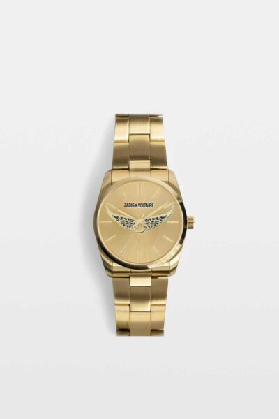 Zadig & Voltaire Zadig Gold Wings Watch, Gold.