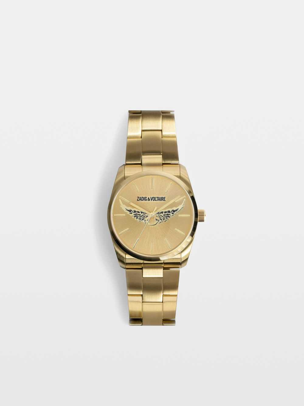 OWWT00018_GOLD_PACKSHOT_69b93c8518410.jpg Zadig & Voltaire Zadig Gold Wings Watch, Gold.