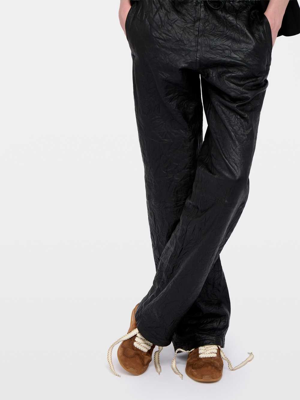 RWPA01106_BLACK_ADDI_2_6965bb3ee49ab.jpg Zadig & Voltaire Pocha Crinkled Leather Trousers, Black.