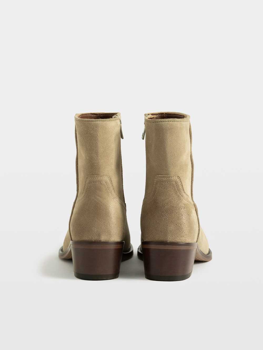 Zadig & Voltaire Tex Low Suede Ankle Boots, Sahara.