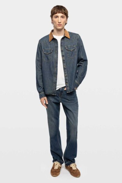 Zadig & Voltaire Saby Denim Shirt, Medium blue.