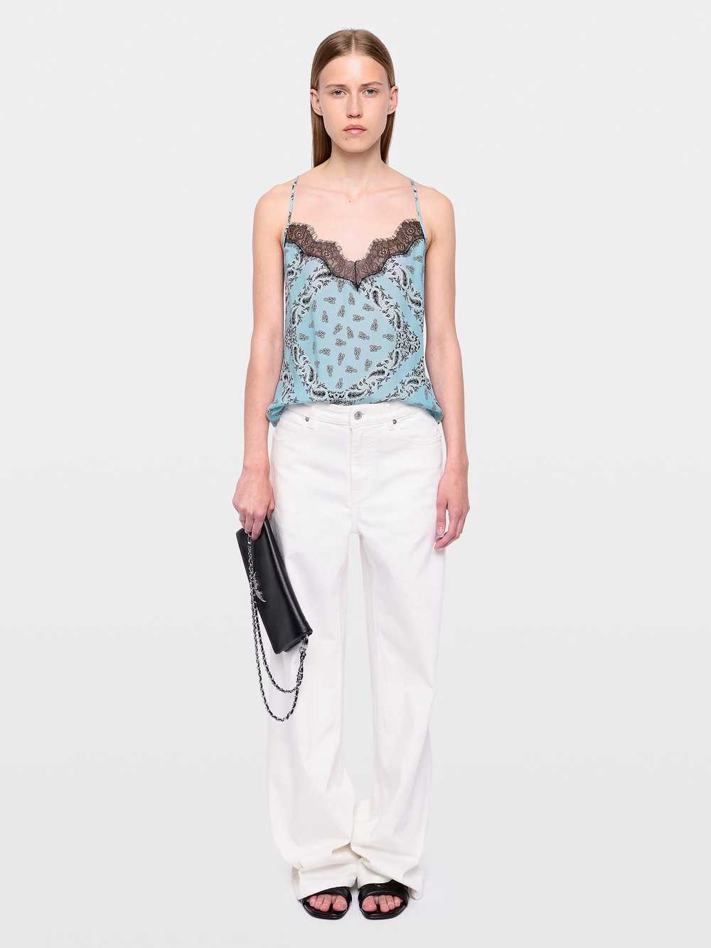 Zadig & Voltaire Cespa Camisole, Bleu oxford.