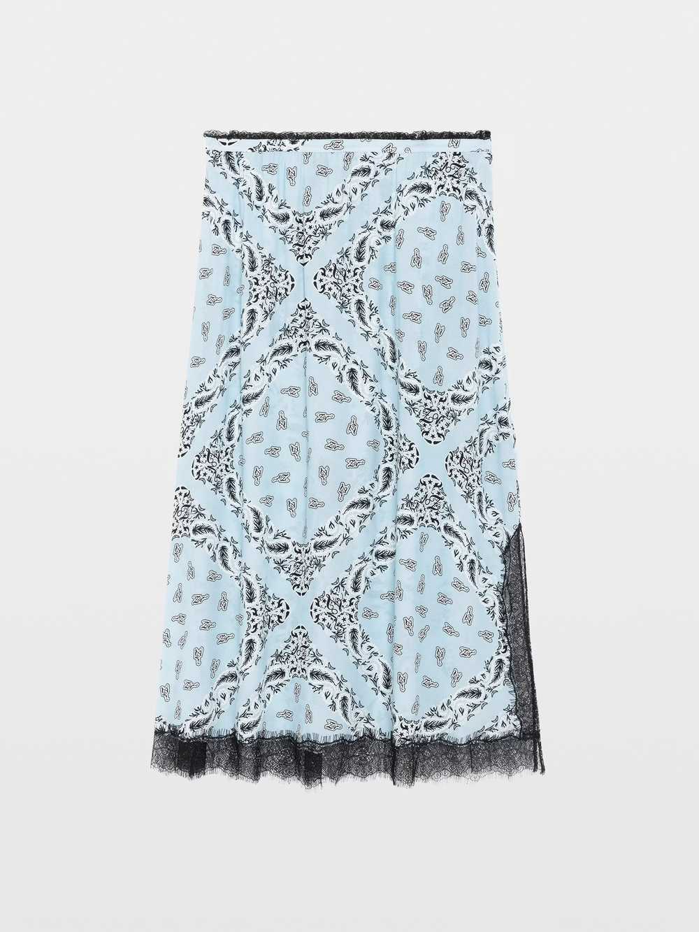 Zadig & Voltaire Jarvis Skirt, Bleu oxford.