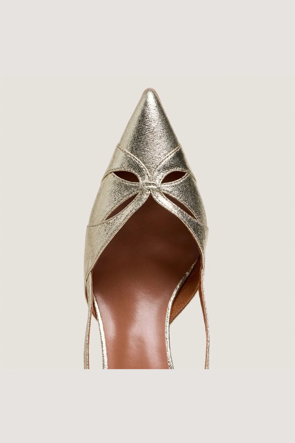 3800153-34 (2) Jonak Damour Slingback Pumps, Platinum Metallic Textile