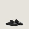 4000874-26_0 Jonak Deauville Leafers, Black Distressed Leather