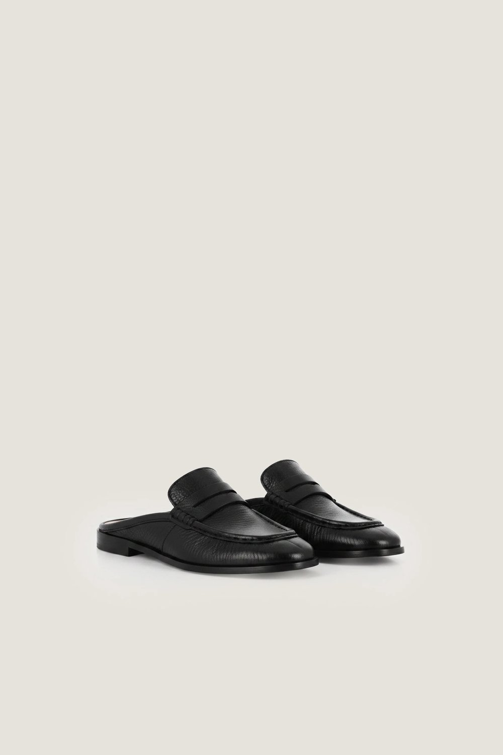 4000874-26_0 Jonak Deauville Leafers, Black Distressed Leather