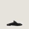 Jonak Deauville Leafers, Black Distressed Leather