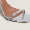4000881-3 (2) Jonak Valliance Heeled Sandals, Silver Metallic Leather