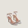 4000881-3 (4) Jonak Valliance Heeled Sandals, Silver Metallic Leather