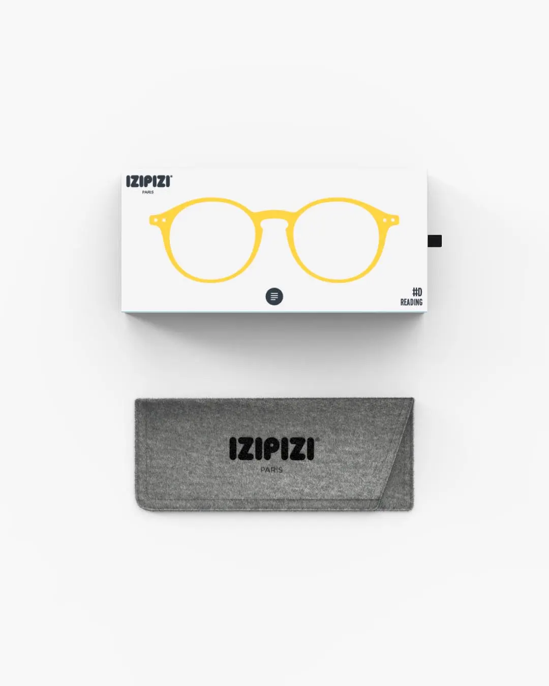 Izipizi #D Reading Glasses, Yellow Honey.