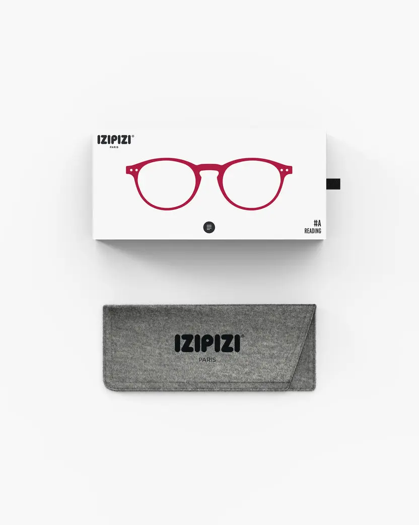 IZIPIZI #A Reading Glasses, Cherry Red