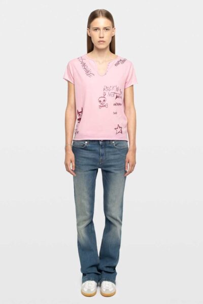 Zadig & Voltaire Happy Henley T-shirt