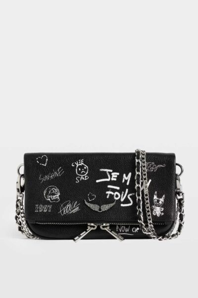Zadig & Voltaire Rock Mini Arty Tag Clutch