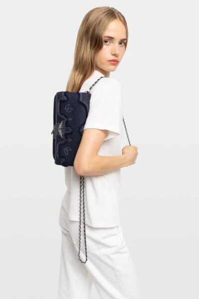 Alternative view of Zadig & Voltaire Rock Denim Clutch