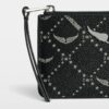 Zadig & Voltaire ZV Card Monogram, Black.