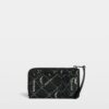 Zadig & Voltaire ZV Card Monogram, Black.