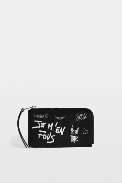 Zadig & Voltaire ZV Card Arty Tag Card Holder