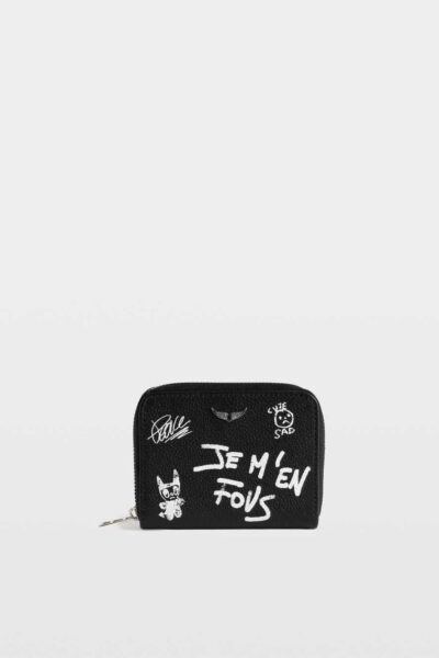 Zadig & Voltaire Mini ZV Arty Tag Coin Purse