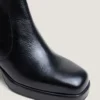 Jonak Boom Ankle Boots, Black Aged Leather