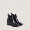 Jonak Calcutto Boots, Black Leather