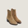 Jonak Chili Boots, Taupe Suede