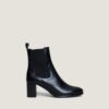 Jonak Devin Ankle Boots, Black Leather