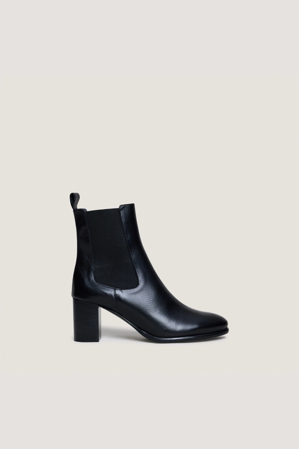 Jonak Devin Ankle Boots, Black Leather