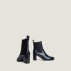 Jonak Devin Ankle Boots, Black Leather