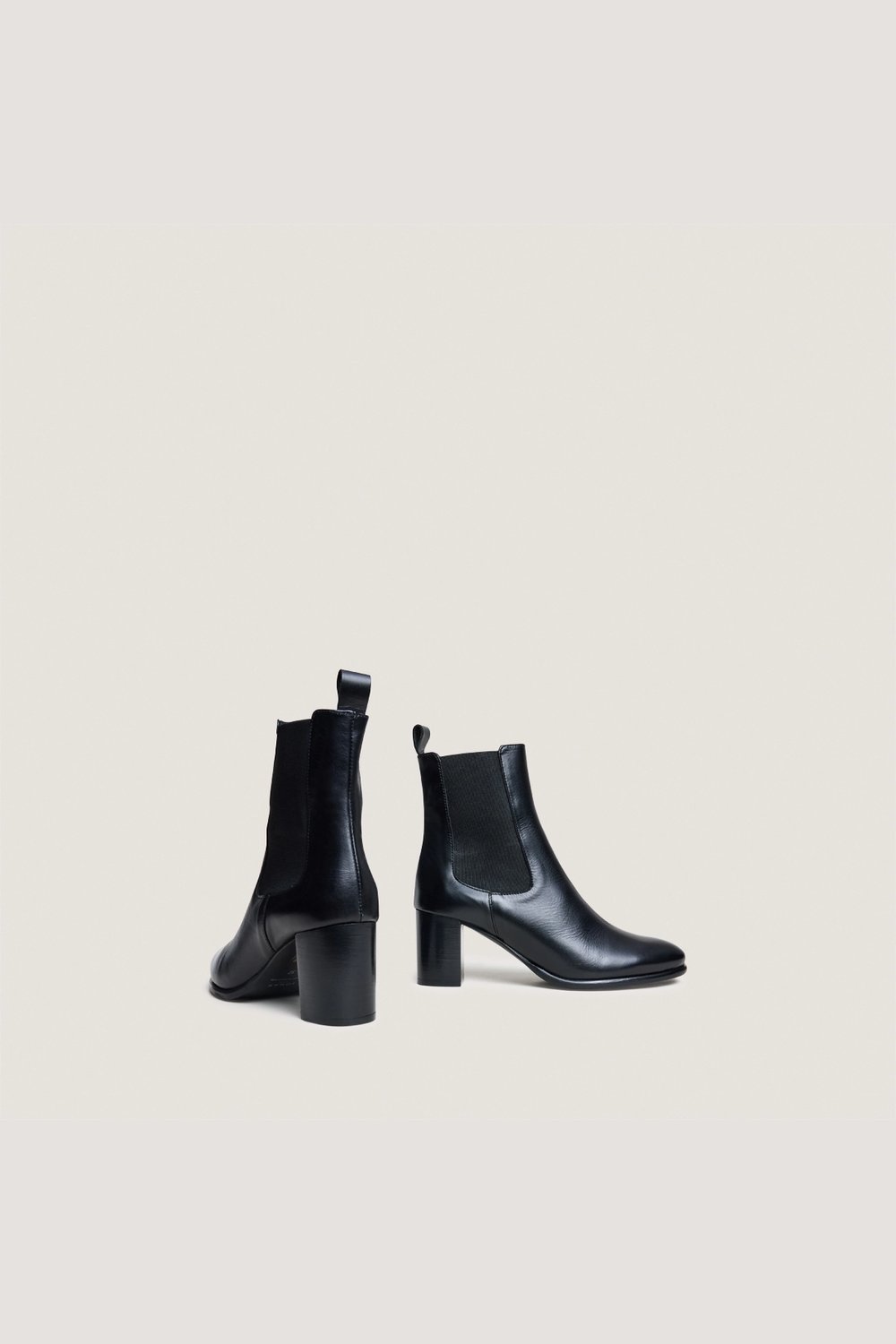 Jonak Devin Ankle Boots, Black Leather