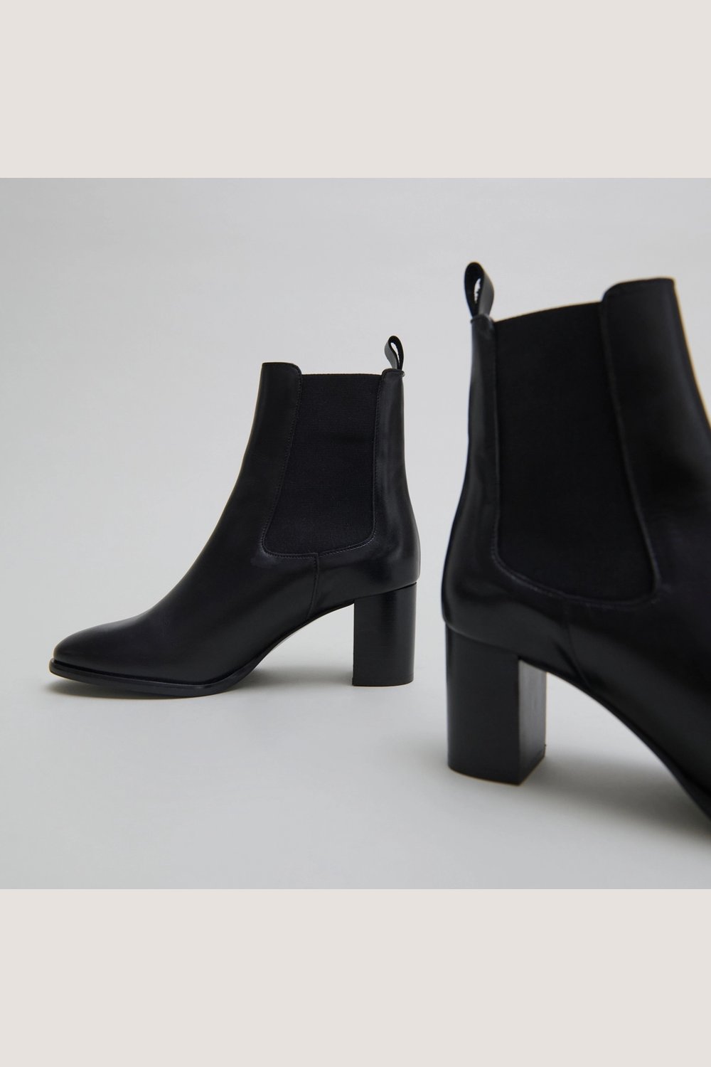 Jonak Devin Ankle Boots, Black Leather
