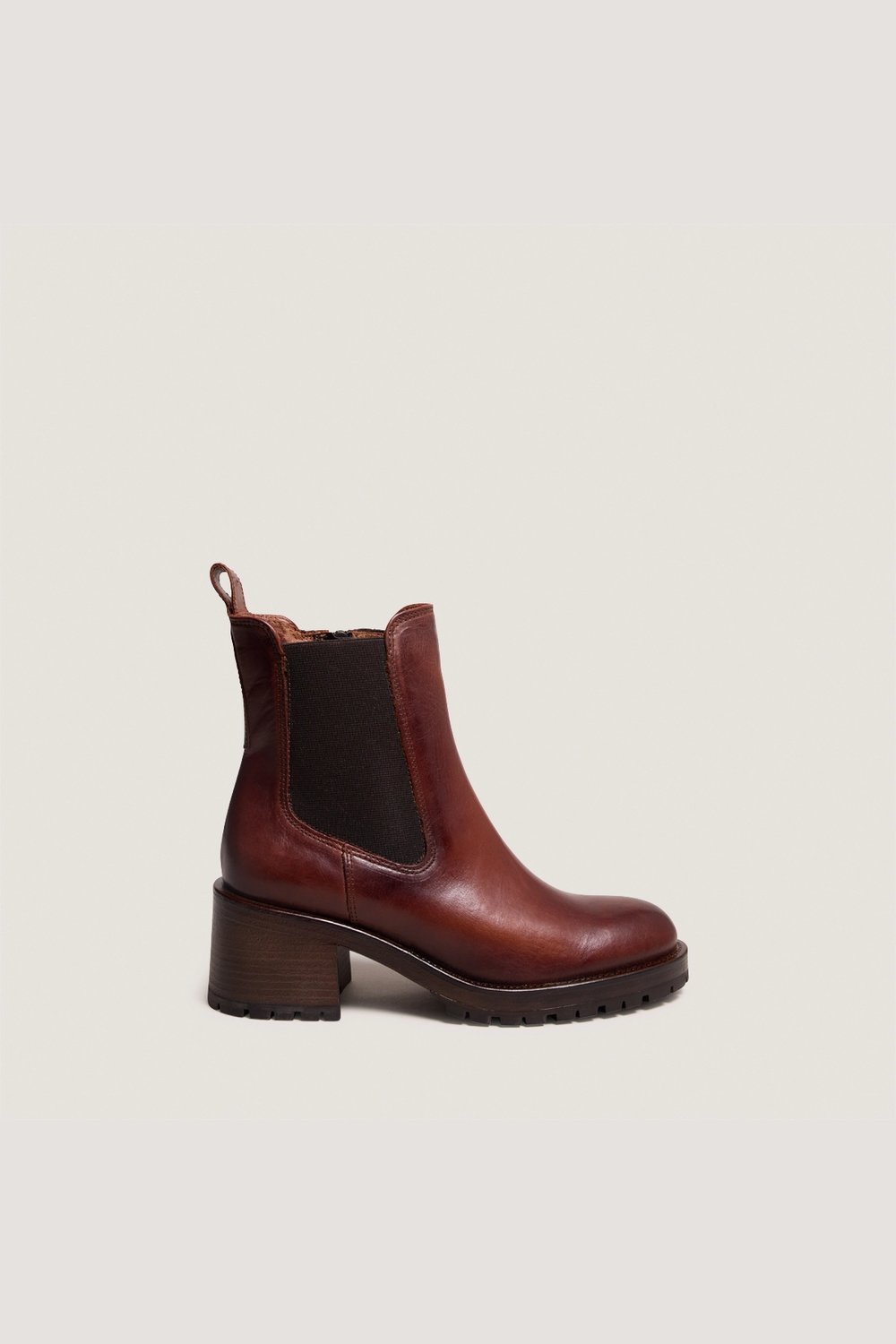 Jonak Cecile Boots, Cognac Patinated Leather