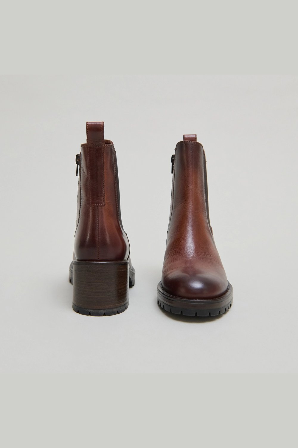 Jonak Cecile Boots, Cognac Patinated Leather